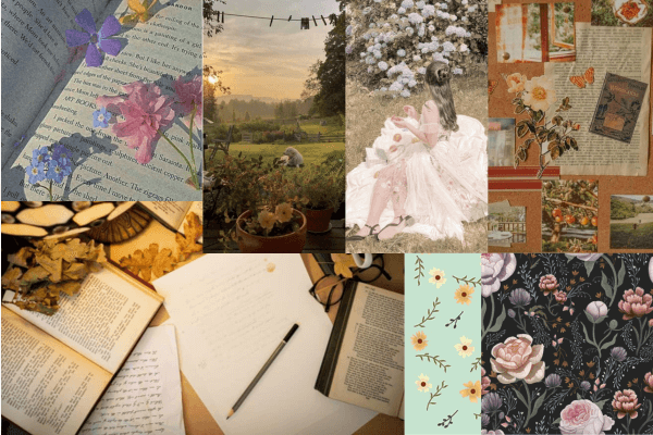 Inspirações de Layouts Temáticos: Do Cottagecore ao Dark Academia no Papel