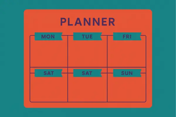 Inspiração: layout minimalista para semanas agitadas